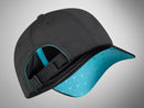 GORRA NEGRO TURQUESA